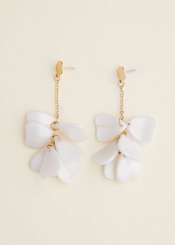 Phase Eight Petal Drop Jewellery White Australia | AK9812063